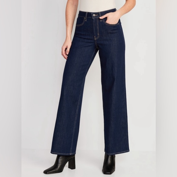 Old Navy Denim - NWT ~  Old Navy WOW High Rise Wide Leg Jeans